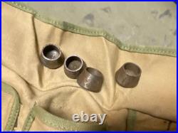 ORIGINAL WWII US ARMY INFANTRY M13 BROWNING TOOL CARRY POUCH With SOME CONTENTS