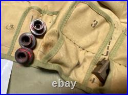 ORIGINAL WWII US ARMY INFANTRY M13 BROWNING TOOL CARRY POUCH With SOME CONTENTS