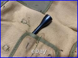 ORIGINAL WWII US ARMY INFANTRY M13 BROWNING TOOL CARRY POUCH With SOME CONTENTS