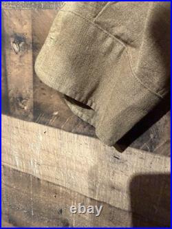 ORIGINAL WWII US ARMY M1937 M37 WOOL COMBAT FIELD SHIRT-MEDIUM/small 32 75