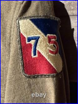 ORIGINAL WWII US ARMY M1937 M37 WOOL COMBAT FIELD SHIRT-MEDIUM/small 32 75