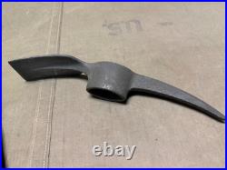 ORIGINAL WWII US ARMY M1942 PICK AXE MATTOCK & CARRIER- US stamped-1944