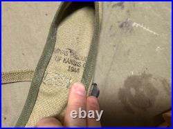 ORIGINAL WWII US ARMY M1942 PICK AXE MATTOCK & CARRIER- US stamped-1944