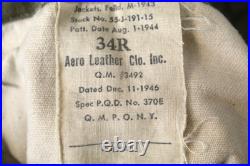 ORIGINAL WWII US ARMY M1943 M43 Size 34R COMBAT FIELD JACKET