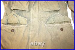 ORIGINAL WWII US ARMY M1943 M43 Size 34R COMBAT FIELD JACKET