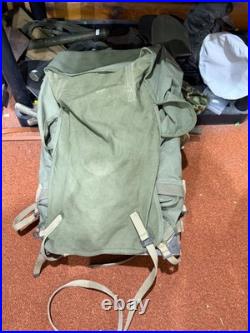 ORIGINAL WWII US ARMY M1944 EQUIPMENT AMMO CARRY PACK BOARD BACKPACK WithPACK