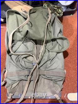ORIGINAL WWII US ARMY M1944 EQUIPMENT AMMO CARRY PACK BOARD BACKPACK WithPACK