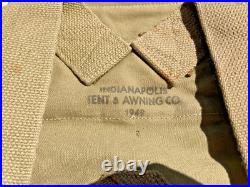 ORIGINAL WWII US ARMY Military M1928 COMBAT FIELD HAVERSACK BACKPACK Field Gear