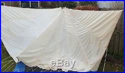 ORIGINAL WWII US ARMY white silk parachute, march 1943, Pioneer Co Inc