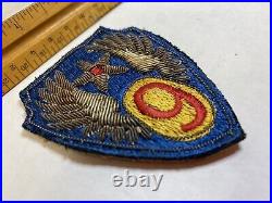 ORIGINAL WWII US Army 9th Air Force Bullion Patch