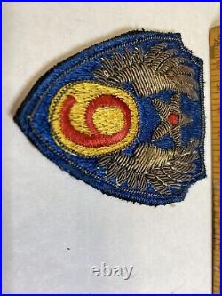 ORIGINAL WWII US Army 9th Air Force Bullion Patch