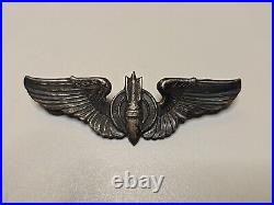 ORIGINAL WWII US Army Air Corps 3 Bombardier Wings 925 Sterling Silver