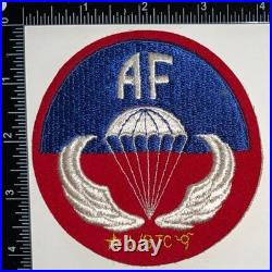 ORIGINAL WWII US Army Airborne Parachute Sicily Italy Jump School Patch