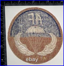 ORIGINAL WWII US Army Airborne Parachute Sicily Italy Jump School Patch