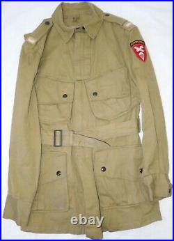 ORIGINAL WWII US Army Airborne Paratrooper M42 Jump Jacket Officer With Tag 36R