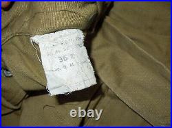 ORIGINAL WWII US Army Airborne Paratrooper M42 Jump Jacket Officer With Tag 36R