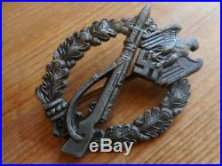 ORIGINAL german WW2 Bronze INFANTRY ASSAULT COMBAT BADGE AWARD S. H&CO 1941