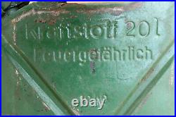 Old WWII WW2 German Military Army Jerry Can Extremely Rare R&F Fischer HEER 1940