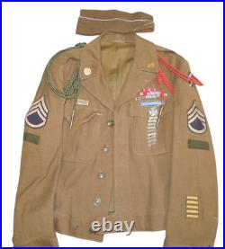 Origi. WWII US Army NAMED 3rd Infantry Division Ike Jacket Uniform Combat Leader