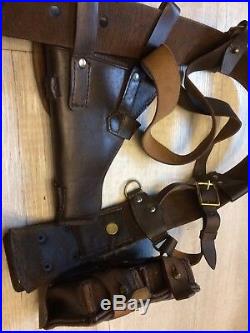 Original 1935 WW-2. Soviet Russian Red Army officer's belt+ holster TT
