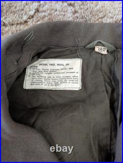 Original 1944 WWII US Army Ike Jacket 38R Wool Military 10th Air Force Patch