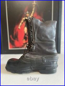 Original 1945 WWII WW2 US Army Winter Weather Shoepacs Boots Size 9 M