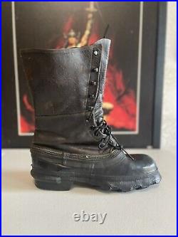 Original 1945 WWII WW2 US Army Winter Weather Shoepacs Boots Size 9 M