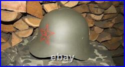 Original-Authentic WW2 WWII Reconstruction Red Army helmet C? 36 Halhingolka #1