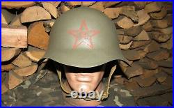 Original-Authentic WW2 WWII Reconstruction Red Army helmet C? 36 Halhingolka #1