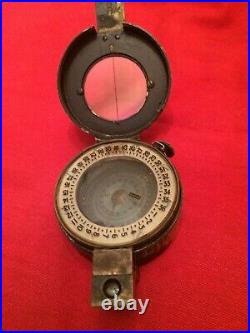 Original British WW2 Era Mk. III Army Marching Compass Dated 1943