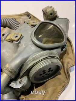 Original Dated 1942 WWII US Army M3A1 Service Respirator Converted for Training