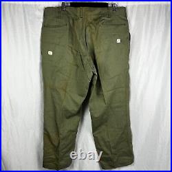 Original Deadstock WWII US Army HBT Herringbone Pants Trousers Dungarees size 44