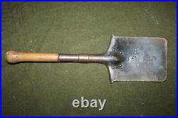 Original Early WW2 Swiss Army Entrenching Tool (Shovel), Maker Stamped & 40 d