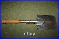 Original Early WW2 Swiss Army Entrenching Tool (Shovel), Maker Stamped & 40 d