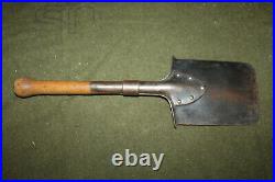 Original Early WW2 Swiss Army Entrenching Tool (Shovel), Maker Stamped & 40 d