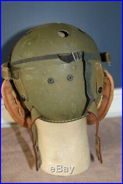 Original Early WW2 U. S. Army M-38 Tankers Helmet withGoggles, Complete & Excellent