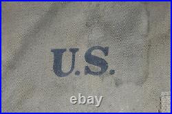Original Early WW2 U. S. Army Officer/Airborne Musette Bag withStraps & 1941 dated