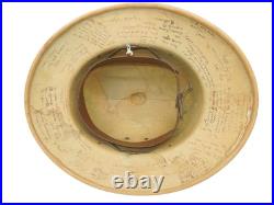 Original Early WWII US Army Officer Pith Helmet With Many Signatures