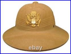 Original Early WWII US Army Officer Pith Helmet With Many Signatures