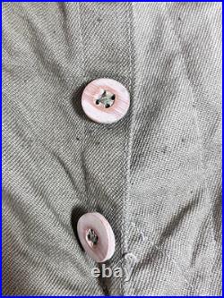 Original Former Japanese Army Late WWII Summer Shorts Wooden Buttons IJA Me
