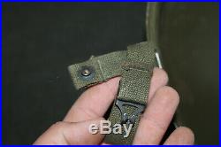 Original Late WW2/Korean War Front Seam U. S. Army M1 Helmet withPara Straps