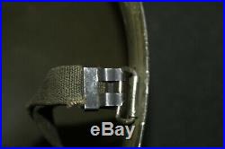 Original Late WW2/Korean War Front Seam U. S. Army M1 Helmet withPara Straps