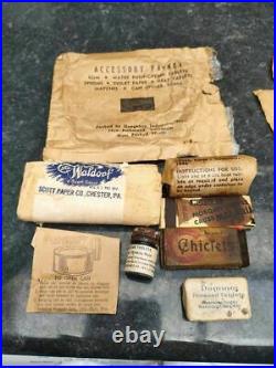 Original Late Ww2/ Korean U. S. Army Ration Accesory Pack With Contents