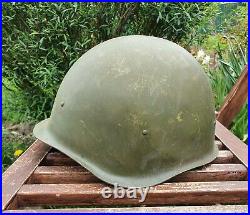 Original Military Helmet SSH 40 Steel WW2 Soviet Army RKKA WWII Russian LMZ 1948