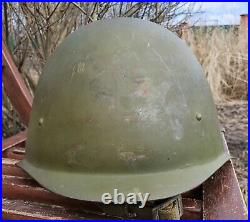 Original Military Helmet SSH40 Steel WW2 Soviet Army RKKA WWII Size 3 Big Size