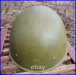 Original Military Helmet SSH40 Steel WW2 Soviet Army RKKA WWII Size 3 Big Size