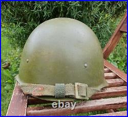 Original Military Helmet SSh 40 Steel WW2 Soviet Army RKKA WWII Russian LMZ