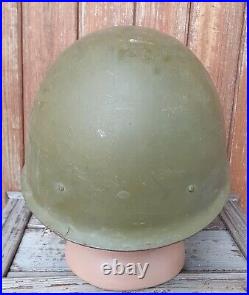 Original Military Helmet SSh 40 Steel WW2 Soviet Army RKKA WWII Russian Size 2