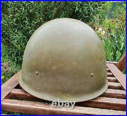 Original Military Helmet SSh40 Steel WW2 Soviet Army RKKA WWII Russian LMZ Size2