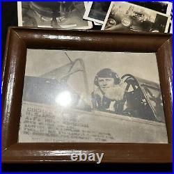 Original Named WWII US Army Pilot Aviator Photograph Grouping Lot